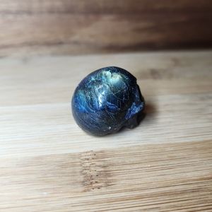 Labradorite Skull with Flashes
